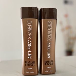 Brazilian Blowout Anti Frizz Shampoo And Conditioner